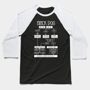 BLACK DOG Baseball T-Shirt